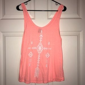 2 FOR $7 Cute neon orange tank top